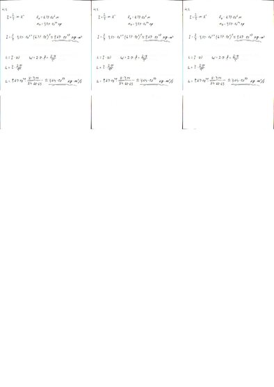 Summaries, Notes 'Fizikas uzdevumu risinājumu apkopojums. Rotācijas kustības dinamika.', 1.