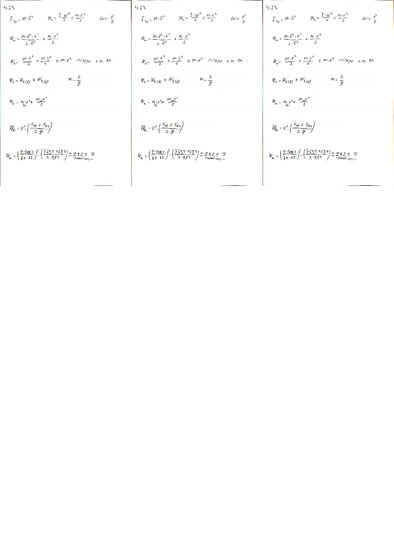 Summaries, Notes 'Fizikas uzdevumu risinājumu apkopojums. Rotācijas kustības dinamika.', 25.