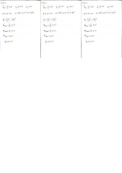 Summaries, Notes 'Fizikas uzdevumu risinājumu apkopojums. Rotācijas kustības dinamika.', 31.