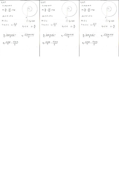 Summaries, Notes 'Fizikas uzdevumu risinājumu apkopojums. Rotācijas kustības dinamika.', 41.