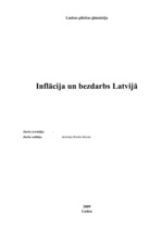 Research Papers 'Inflācija un bezdarbs Latvijā', 1.