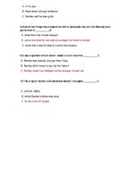Summaries, Notes 'Read the Text and Choose the Correct Answer for Each Question', 3.