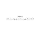 Research Papers 'Faktoru analīzes izmantošana tirgzinību pētīšanā', 1.