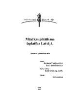 Research Papers 'Mūzikas pirātisma izplatība Latvijā', 1.