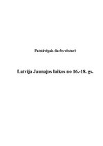 Research Papers 'Latvija jaunajos laikos', 1.