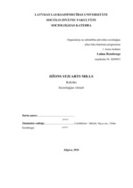 Research Papers 'Džons Stjuarts Mills', 1.