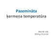 Presentations 'Hipotermija', 1.