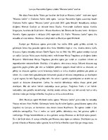 Essays 'Latvijas Nacionālās Operas izrādes "Manona Lesko" analīze', 1.