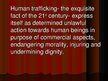 Presentations 'Human Trafficking', 3.