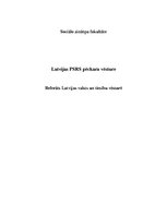 Research Papers 'Latvijas PSR pēckara vēsture', 1.