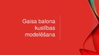 Presentations 'Gaisa balona kustības modelēšana', 1.