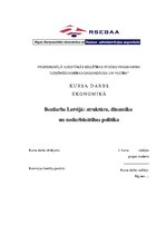 Research Papers 'Bezdarbs Latvijā: struktūra, dinamika un nodarbinātības politika. Prezentācija', 1.