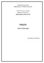 Research Papers 'Polija - valsts raksturojums', 1.