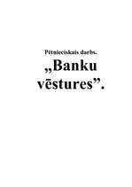 Research Papers 'Banku vēstures', 1.