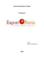 Research Papers 'Export Iberia - Wine Exporter', 1.