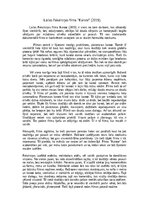 Essays 'Lailas Pakalniņas filma "Karote"', 1.