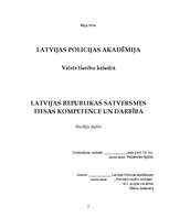 Research Papers 'Latvijas Republikas Satversmes tiesas darbība un kompetence', 2.