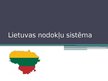 Presentations 'Lietuvas nodokļu sistēma', 1.