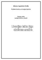 Research Papers 'Livonijas laika lēņu sistēmas analīze', 1.