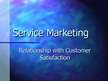 Presentations 'Service Marketing', 1.