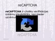 Presentations 'reCAPTCHA', 2.