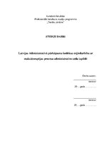 Research Papers 'Latvijas Administratīvā pārkāpuma kodeksa mijiedarbība ar maksātnespējas procesu', 1.