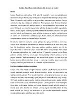 Summaries, Notes 'Latvijas Republikas proklamēšanas akts, tā saturs un nozīme', 1.