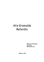 Summaries, Notes 'Atis Kronvalds', 1.