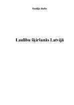 Research Papers 'Laulību šķiršanas Latvijā', 1.