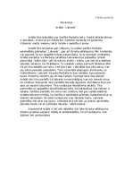 Essays 'Recenzija izrāde "Latvieši"', 1.