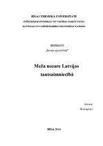 Research Papers 'Meža nozare Latvijas tautsaimniecībā', 1.