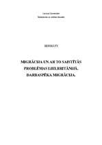 Research Papers 'Darbaspēka migrācijas problēmas Lielbritānijā', 1.