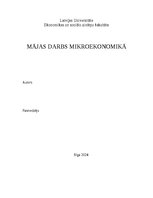 Summaries, Notes 'Mikroekonomikas mājas darbs LU (Latvijas Universitāte)', 1.