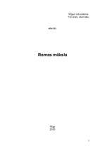 Research Papers 'Romas māksla', 1.