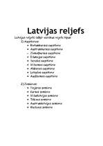 Summaries, Notes 'Latvijas ģeogrāfija', 3.