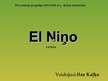 Presentations 'El Nino', 1.
