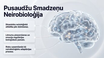 Presentations 'Pusaudžu smadzeņu neirobioloģija', 1.