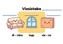 Presentations 'Latviešu valodas uzdevumi 1.–2. klasei', 5.