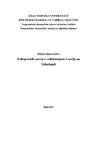 Research Papers 'Kokapstrādes nozares salīdzinājums Latvijā un Nīderlandē', 1.