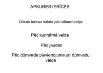 Presentations 'Apkures ierīces', 2.