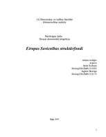 Research Papers 'Eiropas Savienības struktūrfondi', 1.