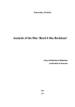 Research Papers 'Analysis of the Film "Bend it Like Beckham"', 1.