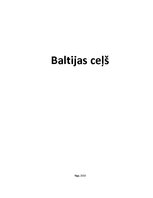 Research Papers 'Baltijas ceļš', 1.