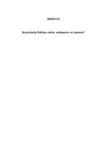 Research Papers 'Sovjetizācija Baltijas valstīs: noslēgusies vai turpinās?', 1.