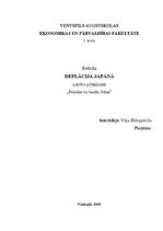 Research Papers 'Deflācija Japānā', 1.