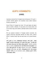 Research Papers 'Kurts Vonnegūts - biogrāfija un literārā daiļrade', 10.
