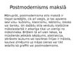 Presentations 'Postmodernisma māksla un tās iezīmes mūsdienās', 5.