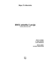 Research Papers 'BMX attīstība Latvijā', 1.