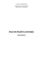 Research Papers 'Pils un pilsēta Livonijā', 1.