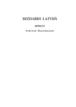 Research Papers 'Bezdarbs Latvijā', 1.